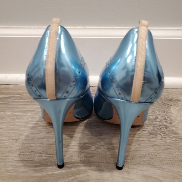 SJP by Sarah Jessica Parker Metallic Blue Pumps - Picture 5 of 8